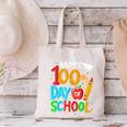100th Day Of School Teachers Kids Happy 100 Days Canvas Tote Bag, gift for family, gift for coworker 100th Day Of School Teachers Kids Happy 100 Days Canvas Tote Bag, gift for family, gift for coworker
