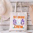 1st Grade Boo Crew First Grade Teacher Kids Happy Halloween Canvas Tote Bag, First Grade Teacher Tote Bags, gift for family, gift for coworker