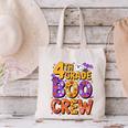 4th Grade Boo Crew Ghost Halloween Teacher Costume Canvas Tote Bag, 4th Grade Teacher Tote Bags, gift for family, gift for coworker