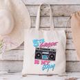 5th Grade Is My Jam Vintage 80s Boombox Teacher Student Canvas Tote Bag, gift for family, gift for coworker