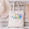 67 Meme Square Root 4489 Slang Math Teacher Tie Dye Canvas Tote Bag, gift for family, gift for coworker