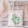 AAC Ghost Tell Me About It Speech Pathology AAC Sped Teacher Canvas Tote Bag, gift for family, gift for coworker AAC Ghost Tell Me About It Speech Pathology AAC Sped Teacher Canvas Tote Bag, gift for family, gift for coworker