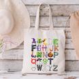 ABCs Alphabet Halloween Learning Kindergarten Teachers Canvas Tote Bag, gift for family, gift for coworker ABCs Alphabet Halloween Learning Kindergarten Teachers Canvas Tote Bag, gift for family, gift for coworker