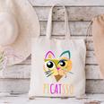Abstract Cat Art Picatsso Shirt For Art Teachers Canvas Tote Bag, gift for family, gift for coworker Abstract Cat Art Picatsso Shirt For Art Teachers Canvas Tote Bag, gift for family, gift for coworker