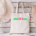Aka Educator Educators & Teacher Crew School Squad Canvas Tote Bag, gift for family, gift for coworker