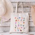 American Sign Language For Teachers ASL Alphabet Canvas Tote Bag, gift for family, gift for coworker