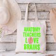 Anatomy Teachers Love Brains Halloween Teacher Costume Shirt Canvas Tote Bag, gift for family, gift for coworker