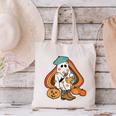Art Teacher Painting Brushes Retro Pumpkin Ghost Artist Canvas Tote Bag, gift for family, gift for coworker Art Teacher Painting Brushes Retro Pumpkin Ghost Artist Canvas Tote Bag, gift for family, gift for coworker