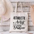 Athlete Plus Artist Equals Dancer Ballerina Teacher Student For Men Women Kids Canvas Tote Bag, gift for family, gift for coworker