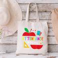 Attendance Matters Teacher Apple For Back To School Canvas Tote Bag, gift for family, gift for coworker Attendance Matters Teacher Apple For Back To School Canvas Tote Bag, gift for family, gift for coworker