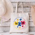 Autism Awareness Shirt Periodic Puzzle Science Teacher Men Women Kids Canvas Tote Bag, Science Teacher Tote Bags, gift for family, gift for coworker