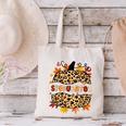 Autumn Fall SPED ED Teacher Thankful Grateful Pumpkin Retro Canvas Tote Bag, gift for family, gift for coworker