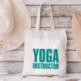 This Is What An Awesome Yoga Instructor Yoga Teacher Canvas Tote Bag, gift for family, gift for coworker