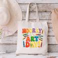 Back To School Hooray It's Art Day Art Teacher Artist Canvas Tote Bag, gift for family, gift for coworker