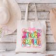 Back To School Kindergarten Preppy Teacher Girl Canvas Tote Bag, gift for family, gift for coworker Back To School Kindergarten Preppy Teacher Girl Canvas Tote Bag, gift for family, gift for coworker