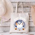 Boo Jour Ghost Halloween French Teacher Cute Coffe Croissant Canvas Tote Bag, gift for family, gift for coworker Boo Jour Ghost Halloween French Teacher Cute Coffe Croissant Canvas Tote Bag, gift for family, gift for coworker