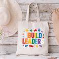 I Build Leaders Bricks Building Blocks Teacher Brick Builder Canvas Tote Bag, gift for family, gift for coworker