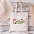 All Is Calm Said No Teacher Ever Teacher Christmas Canvas Tote Bag, gift for family, gift for coworker All Is Calm Said No Teacher Ever Teacher Christmas Canvas Tote Bag, gift for family, gift for coworker