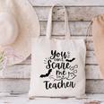 You Can't Scare Me I'm a Teacher Canvas Tote Bag, gift for family, gift for coworker You Can't Scare Me I'm a Teacher Canvas Tote Bag, gift for family, gift for coworker
