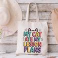 My Cat Ate My Lesson Plans Teacher Cat Humor Canvas Tote Bag, gift for family, gift for coworker My Cat Ate My Lesson Plans Teacher Cat Humor Canvas Tote Bag, gift for family, gift for coworker