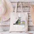 Cation Chemistry Humor Science Teacher Cat Pun Canvas Tote Bag, Science Teacher Tote Bags, gift for family, gift for coworker