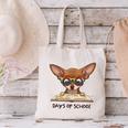 Chihuahua 100 Days Of School Rainbow Glasses Teacher Canvas Tote Bag, gift for family, gift for coworker