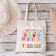 Childcare Teacher Negotiate With Toddlers Daycare Provider Men Women Girls Kids Canvas Tote Bag, gift for family, gift for coworker
