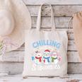 Chillin With My Snowmie Women Christmas Snowman Teacher Snow Canvas Tote Bag, gift for family, gift for coworker Chillin With My Snowmie Women Christmas Snowman Teacher Snow Canvas Tote Bag, gift for family, gift for coworker