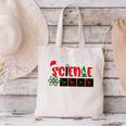 Christmas Science Teacher Santa Educator Chemical Elements Canvas Tote Bag, Science Teacher Tote Bags, gift for family, gift for coworker Christmas Science Teacher Santa Educator Chemical Elements Canvas Tote Bag, Science Teacher Tote Bags, gift for family, gift for coworker