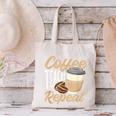 Coffee Teach Repeat Teacher Canvas Tote Bag, gift for family, gift for coworker Coffee Teach Repeat Teacher Canvas Tote Bag, gift for family, gift for coworker
