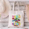 Color The World With Kindness Teacher Back To School Canvas Tote Bag, gift for family, gift for coworker