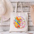 Colorful Brain Art Teacher Artist Painter Student Canvas Tote Bag, gift for family, gift for coworker Colorful Brain Art Teacher Artist Painter Student Canvas Tote Bag, gift for family, gift for coworker