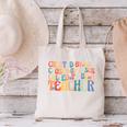 Created By God Chosen By Jesus Called To Be a Teacher Canvas Tote Bag, gift for family, gift for coworker