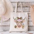 Cute Floral Highland Cow Back To School For Women Teacher Canvas Tote Bag, gift for family, gift for coworker Cute Floral Highland Cow Back To School For Women Teacher Canvas Tote Bag, gift for family, gift for coworker