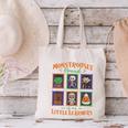 Cute Halloween Teacher Canvas Tote Bag, gift for family, gift for coworker