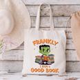 Cute Halloween Teacher Librarian Frankenstein Reading Books Canvas Tote Bag, gift for family, gift for coworker Cute Halloween Teacher Librarian Frankenstein Reading Books Canvas Tote Bag, gift for family, gift for coworker