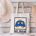 All Done Sign Language Speech Pathology Aac Sped Teacher Canvas Tote Bag, gift for family, gift for coworker All Done Sign Language Speech Pathology Aac Sped Teacher Canvas Tote Bag, gift for family, gift for coworker