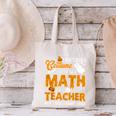 I Don't Need a Costume I'm A Math Teacher Halloween Costume Canvas Tote Bag, gift for family, gift for coworker