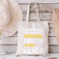 I Never Dreamed One Day I'd Be A Cool Math Teacher Canvas Tote Bag, gift for family, gift for coworker