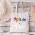 Dyslexia Awareness Month Dyslexia Teacher Therapist Canvas Tote Bag, gift for family, gift for coworker