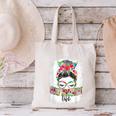 Early Head Start Life Messy Bun Back To School Teacher Women Canvas Tote Bag, gift for family, gift for coworker