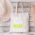 Eat Sleep Math Repeat Teacher Lover Canvas Tote Bag, gift for family, gift for coworker Eat Sleep Math Repeat Teacher Lover Canvas Tote Bag, gift for family, gift for coworker