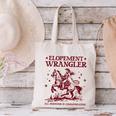 Elopement Wrangler Teacher ABA Behavior Support Cowboy Canvas Tote Bag, gift for family, gift for coworker