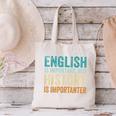 English Is Important But History Is Importanter Teacher Canvas Tote Bag, History Teacher Tote Bags, English Teacher Tote Bags, gift for family, gift for coworker English Is Important But History Is Importanter Teacher Canvas Tote Bag, History Teacher Tote Bags, English Teacher Tote Bags, gift for family, gift for coworker