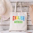 English Teacher Men Women Grammar Class English Teacher Canvas Tote Bag, English Teacher Tote Bags, gift for family, gift for coworker