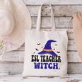 ESL Teacher Witch Halloween Matching Group Costume Canvas Tote Bag, Esl Teacher Tote Bags, gift for family, gift for coworker ESL Teacher Witch Halloween Matching Group Costume Canvas Tote Bag, Esl Teacher Tote Bags, gift for family, gift for coworker