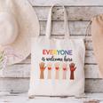 Everyone Is Welcome Here Idaho Teacher Canvas Tote Bag, gift for family, gift for coworker Everyone Is Welcome Here Idaho Teacher Canvas Tote Bag, gift for family, gift for coworker