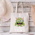 Eye Survived 100 Days Of School Monster Lover Teacher Kids Canvas Tote Bag, gift for family, gift for coworker