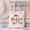 FA LA 8 Christmas Santa FA La Math Teacher Student Canvas Tote Bag, gift for family, gift for coworker FA LA 8 Christmas Santa FA La Math Teacher Student Canvas Tote Bag, gift for family, gift for coworker