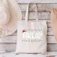FA LA8 Christmas Santa Fa La Math Teacher Men Women Canvas Tote Bag, gift for family, gift for coworker